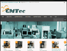 Tablet Screenshot of cmtec.ch